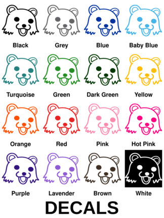 Pedo Bear Decals